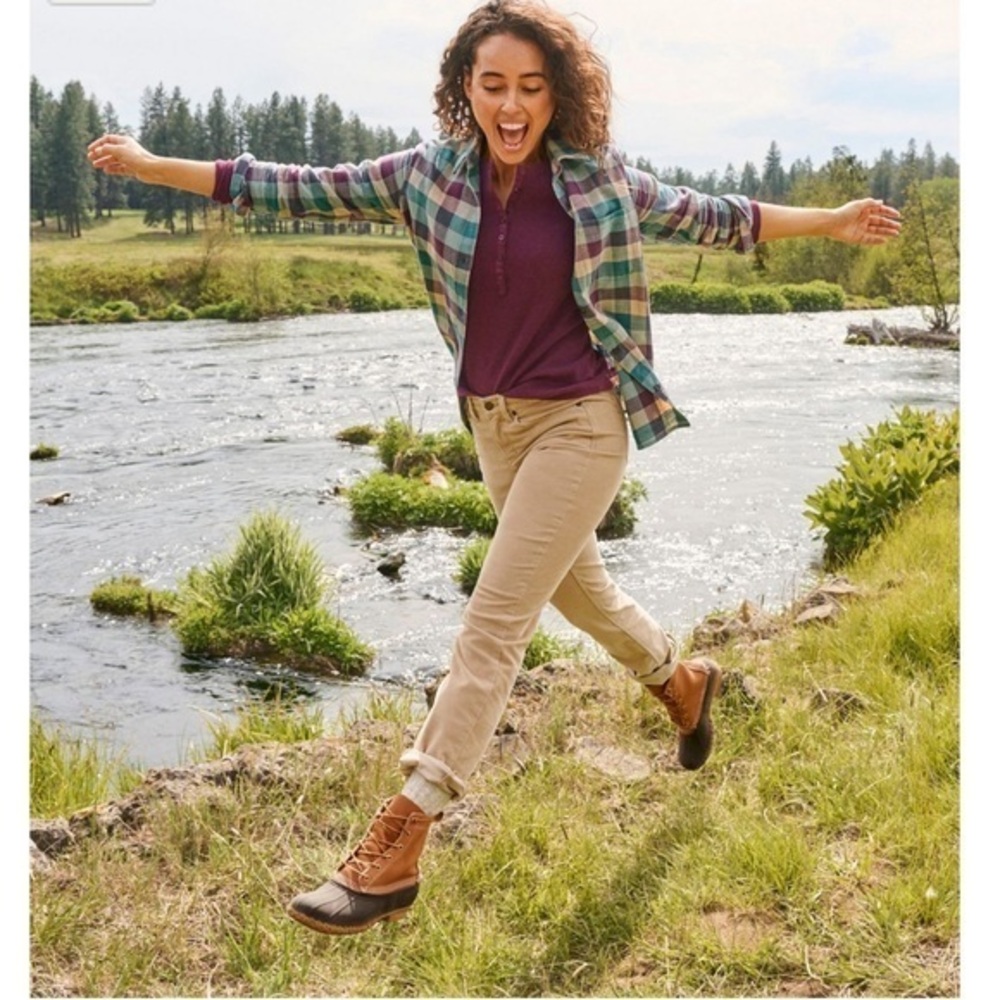 Women's LL Bean Five-Pocket Corduroy Pants, Mid-Rise Straight-Leg